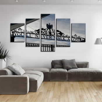 Modern Blue Sky Iron Fence 5 Canvas Wall Art Combination Painting Home Decoration Oil Painting Modern Blue Sky Iron Fence 5 Canvas Wall Art Combination Painting Home Decoration Oil Painting