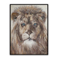 Handmade  Texture Oil Painting A mighty lion Abstract Art Wall Pictures for  Home Office Decoration