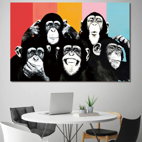 Safari Baby Animal Poster Canvas Painting Nursery Wall Art Print Child Room Picture Nordic Kids Bedroom Decor