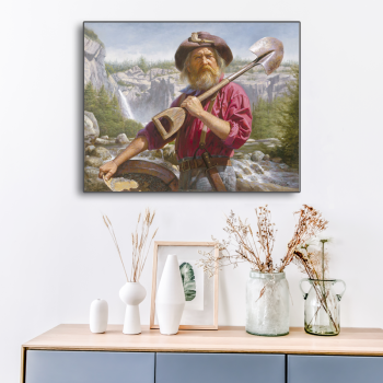 CIQ CCPIT Certificate west cowboy farmer digital printing picture painting, canvas art abstract wall decorative painting