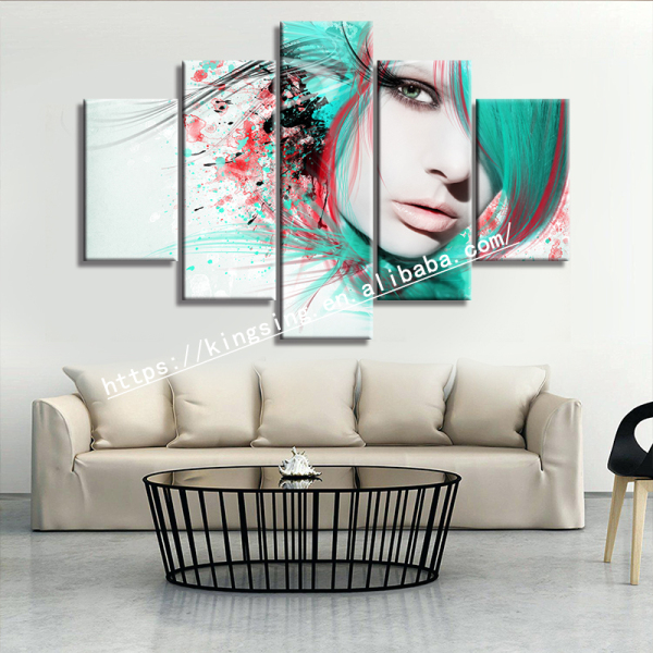 Unique design artistic beauty canvas print painting ideas design printing canvas decorative painting