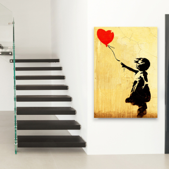 Customized OEM little girl picture art home hotel decoration printing canvas oil painting