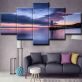modern 5 panels custom canvas prints photo printing canvas