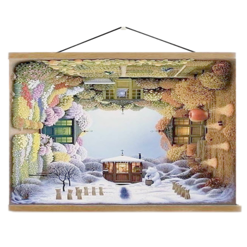 40*50cm christmas Canvas Painting Living Room Wall Art Picture Home Posters and Prints