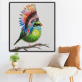 Wholesale 100% handmade oil painting Animal Bird woodpecker Print Wall Art Decoration