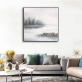 Framed Painting Lonely Boat Painting Canvas Wall Art Oil Painting Wall Pictures Hand Painted Wall Art for Living Room