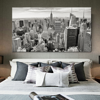 Home living room decoration USA construction building art picture wall art canvas wall painting