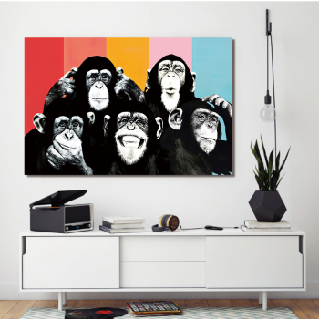 Safari Baby Animal Poster Canvas Painting Nursery Wall Art Print Child Room Picture Nordic Kids Bedroom Decor