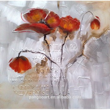 Wholesale Custom Coloring Flower Home Accessories Canvas Painting handmade Oil Painting for home decor