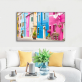 Living room wall decor home decoration wall art painting, colorful countryside scenic printed canvas painting