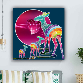 Wall Art Picture  Art Oil Painting on Canvas Posters and Prints Street for Living Room Home Decor