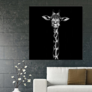 Animal Canvas Painting Nordic Black&White Wall Pictures Modular Paintings For Living Room Home Art Decoration Prints