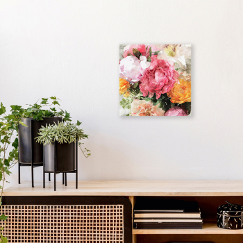 Wholesale custom flower home hotel decoration printing canvas modern art oil painting