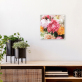 Wholesale custom flower home hotel decoration printing canvas modern art oil painting