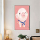Оптовые пользовательские картины на холсте с изображением кролика и свиньи
