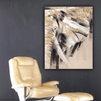 Large wall painting on oil painting handmade abstract animal art decorative frames for living room decoration