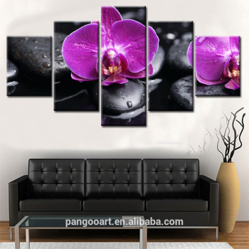 5 piezas HD pintura sin marco flores calientes para el hogar Arte de la pared Decoración arte dibujo moderno decorativo sala de estar