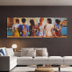 Top sale sex nude lady abstract portrait art painting, attractive style large wall decoration painting