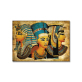 Africa hot sale stretched decorative painting, Egyptian portrait picture frameless canvas wall painting