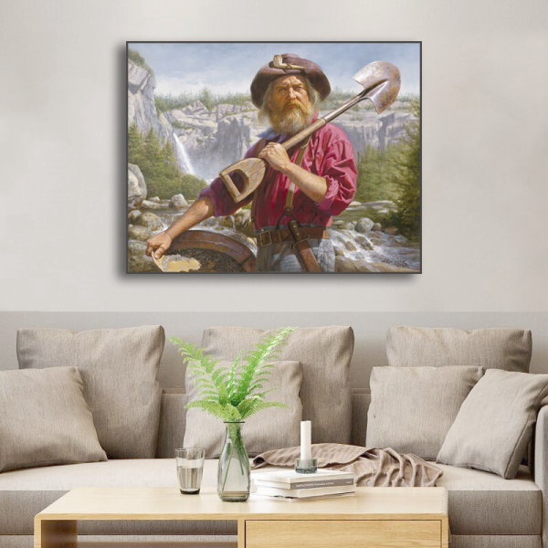 CIQ CCPIT Certificate west cowboy farmer digital printing picture painting, canvas art abstract wall decorative painting