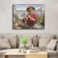 CIQ CCPIT Certificate west cowboy farmer digital printing picture painting, canvas art abstract wall decorative painting