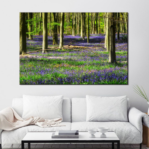 Modern Landscape Wall Art Natural Trees Canvas Painting Sunshine Posters and Prints Pictures for Living Room Home Decoration
