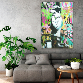 Wholesale modern art home prayer boy portrait picture decorative printing canvas artwork painting