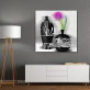 Canvas Flowers Painting Canvas Wall Flowers Blooming Colorful Flowers Adult Art Painting With Frame Home Painting Decoration Oil