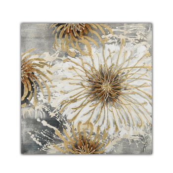 Flower Wall Art Hand Painted Modern Abstract Oil Painting On Canvas For Living Room Home Decor No Frame heavy Texture