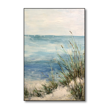 Scenery pictures photos design reed scenic art abstract painting, new design wall decoration oil painting