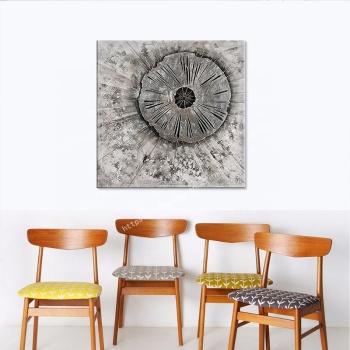 Hot Selling Round Pattern Wall Decor Abstract Artwork Canvas Oil Painting For Living Room