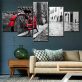 Classic design old street print wall painting wall art painting frameless oil painting canvas digital printing