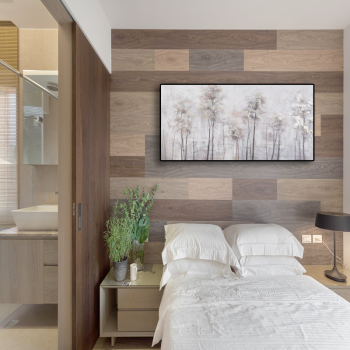 Silver Birch Painting 3D Painting Canvas Wall Art Oil Painting Wall Pictures Hand Painted Wall Art for Living Room