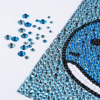 Pintura de diamante de caracol personalizada enmarcada hecha a mano DIY juguete educativo diamantes de imitación de cristal redondo 5D pintura de diamante de perforación completa