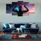 Japanese Cartoon Soldier Wall Poster Canvas Oil Painting Spray Painting Home Wall Decoration