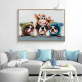 Handmade Watercolour Abstract Animal Pictures Painting Wall Art for Living Room Bedroom Poster and Modern Oil Painting Decor