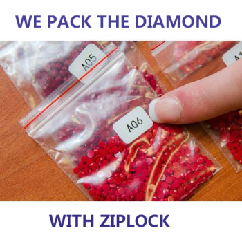 Benutzerdefinierte Amazon Stitch Round Crystal Strass Diamond Painting by Number 5D Full Drill Painting Kits für Erwachsene