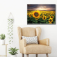 Art Abstract Oil Paintings Sunflower Decorative Picture Gifts Modern Printed framless canvas art print painting