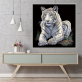 Tiger Canvas Painting Posters and Prints Animals Wall Art Pictures for Living Room Decor Unframed