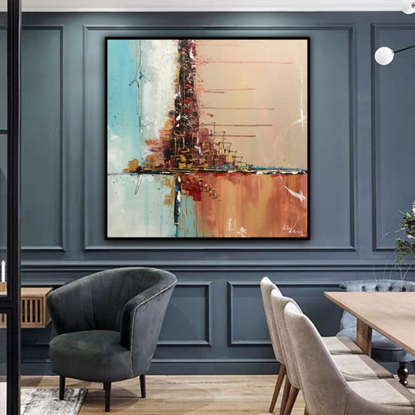 handmade oil painting  Abstract nameless Thick texture home decor  Wall Decoration