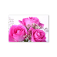 Beautiful pink rose picture canvas print wall decorative painting for living room and bedroom