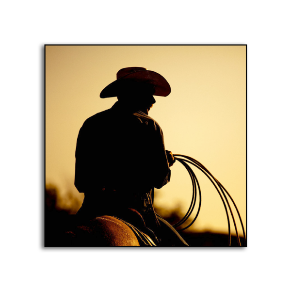 Top selling west cowboy countryside art painting, trendy style eco-friendly digital printed printing