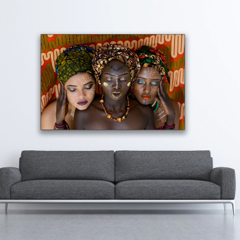 African Black Woman Graffiti Art Posters And Prints Abstract African Girl Canvas Paintings On The Wall Art Pictures Wall Decor