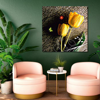 Printing Painting Canvas Flower 230g canvas Wall Art Printing Wall Art Modern Customized Painting Picture HD Canvas Flower Wall