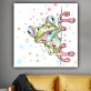 Natural Scenery Oil Painting Canvas Paint by Number DIY Painting for Adults