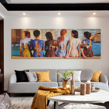 Top sale sex nude lady abstract portrait art painting, attractive style large wall decoration painting