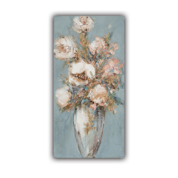 Handmade Texture Oil Painting Flowers in vase Abstract Art Wall Pictures for Home Office Decoration Handmade Texture Oil Painting Flowers in vase Abstract Art Wall Pictures for Home Office Decoration