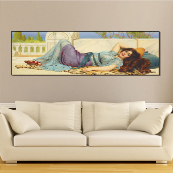 Modern Oil Painting Charm Female Art Home Decoration Living Room Art Painting Frameless