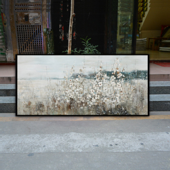 Home Decor Hand Made oil painting Scenery by the river Decorative painting