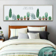 Manufacture whole picture wall painting, the still life cactus art OEM printed canvas painting